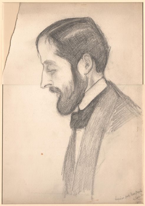 Portrait de Jean Veber par Edmond Rostand