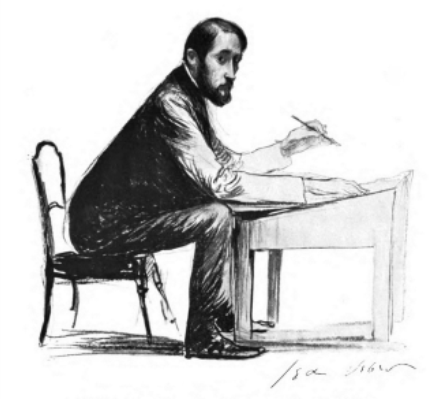Jean Veber dessinant