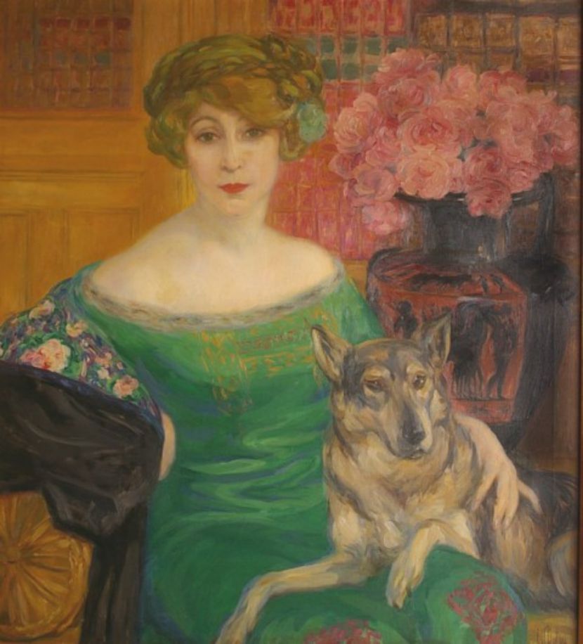 Rosemonde Rostand par Hélène Clémentine-Dufau en 1910