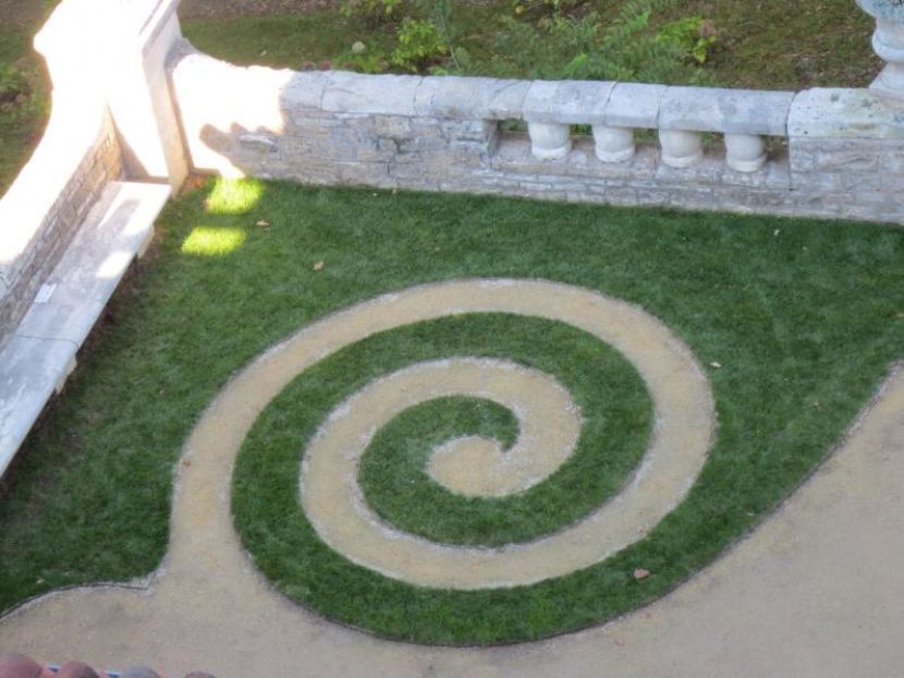 Villa Arnaga jardin spirale