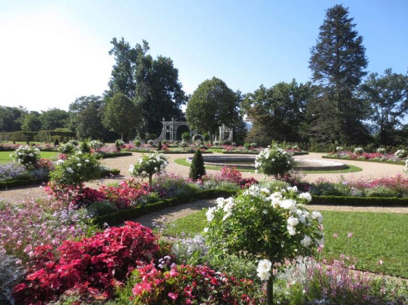 Villa Arnaga jardins en fleurs